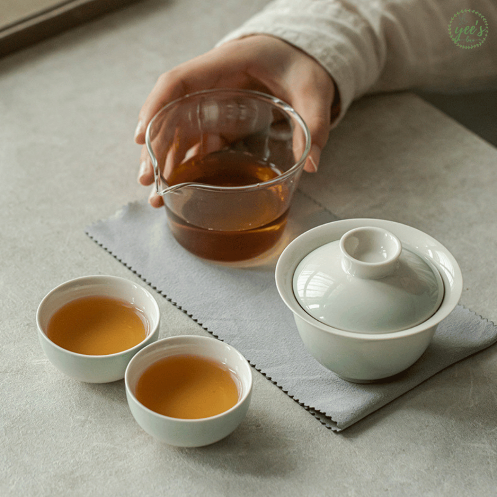 Gradient Quick Brew Tea Set 渐变快客茶具组 (Travel Tea Set with One Teapot and ...
