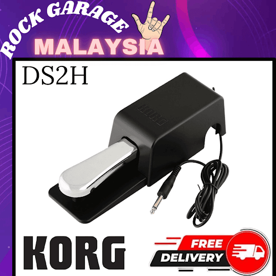 Korg DS 2H Damper Pedal Sustain Pedal For Digital Piano Black DS2H DS 2H