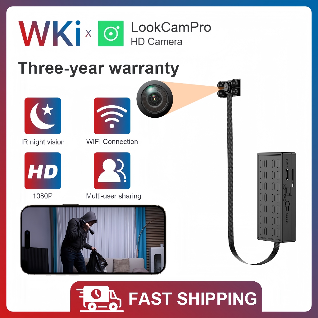 Wireless HD Hidden Night Vision Camera, DIY Module Mini Spy Camera ...