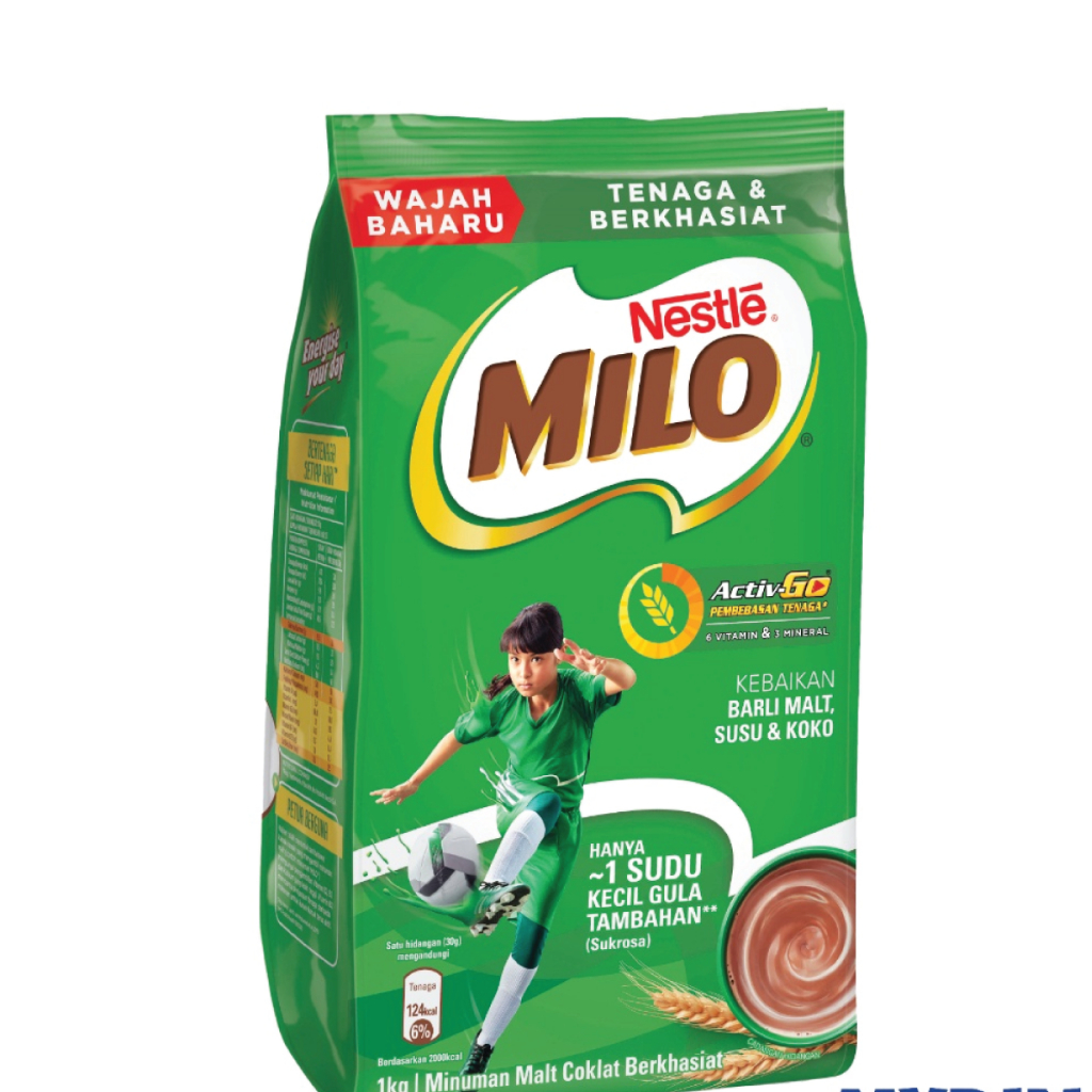 Nestle Milo Activ-Go Chocolate Malt Powder (1 kg) | Shopee Malaysia