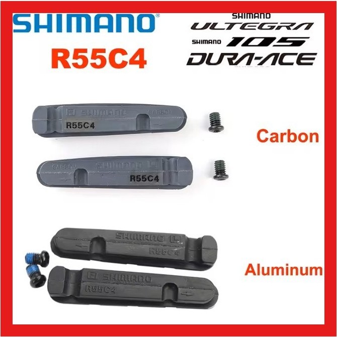 Shimano Brakes Shimano R55C4-A Road Brake Pads For Carbon Rims