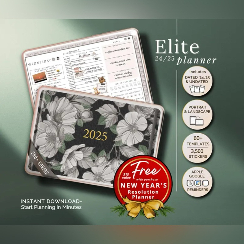 2025 Digital Planner - GoodNotes Template for iPad, Tablet & Phone ...