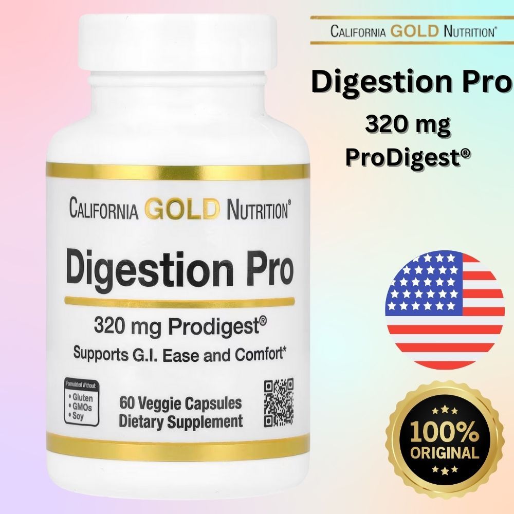 California Gold Nutrition, Digestion Pro, with ProDigest®, 320 mg, 60 ...
