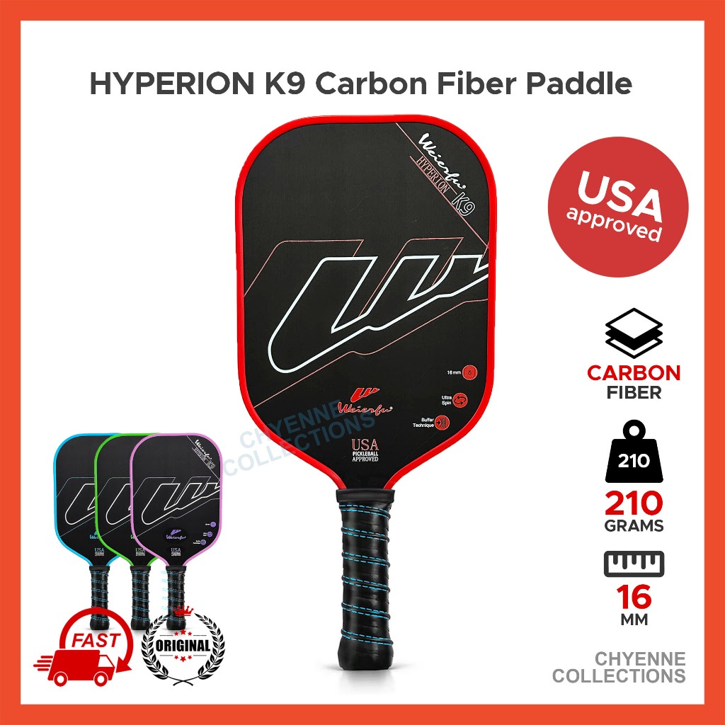 Weierfu Graphite Pickleball Paddle [Blue] main image 1