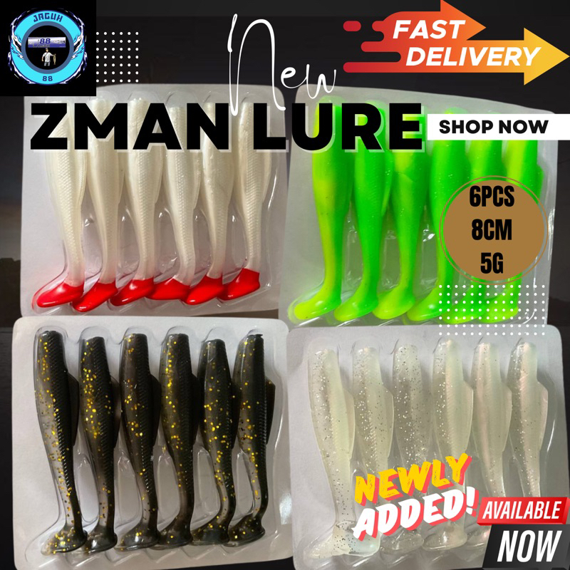 duplicate a soft plastic fishing lure DRT CLONE infused plastic 6PCS 8CM 5G】 Zman Clone