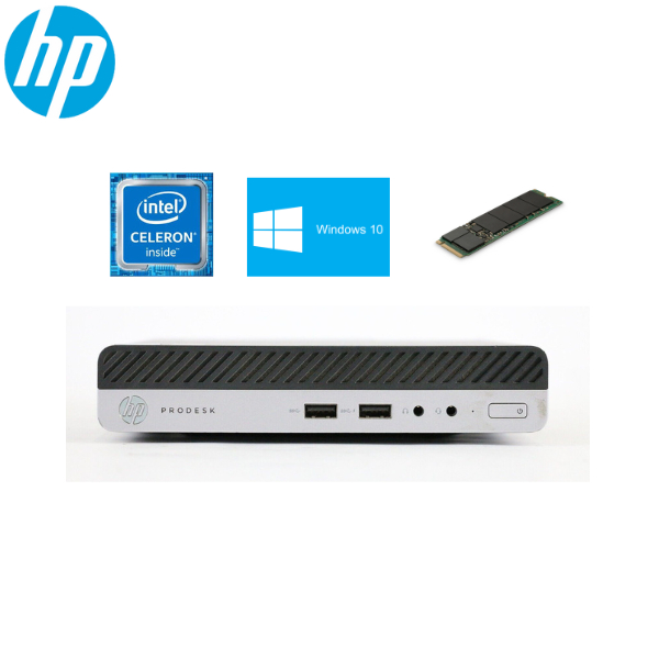 HP ProDesk 400 G3 DM Intel® Celeron G3900T 4GB Ram 120GB/256GB SSD