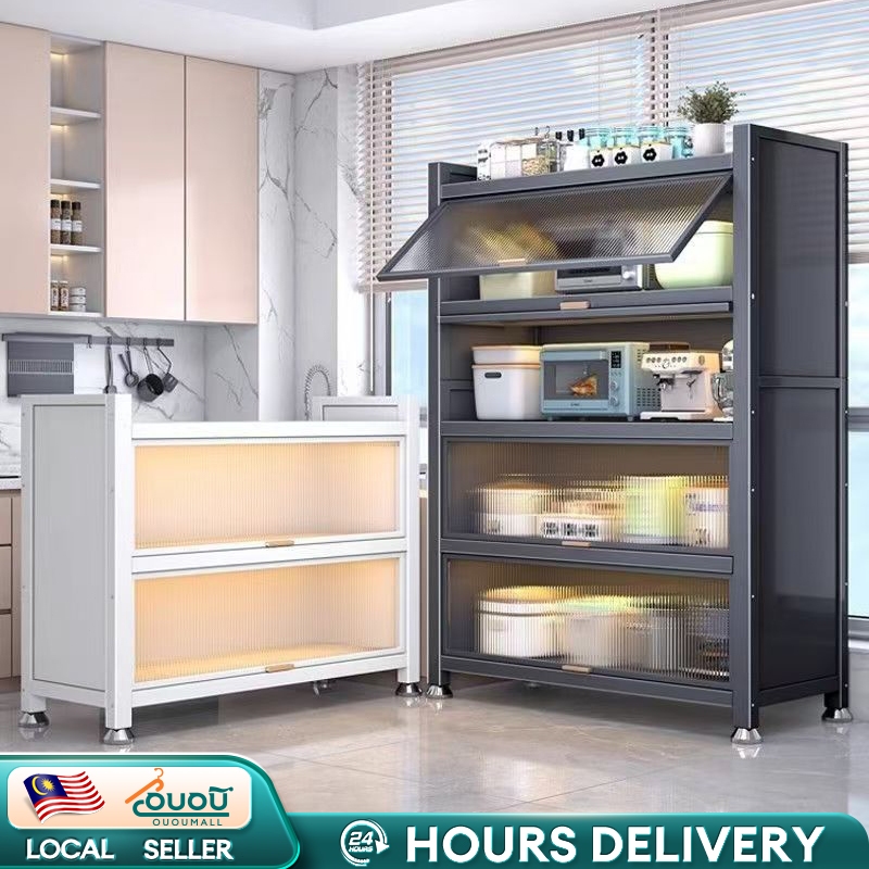 5layer Kitchen Cabinet Rack Rak Kabinet Dapur Microwave Oven Cabinet ...