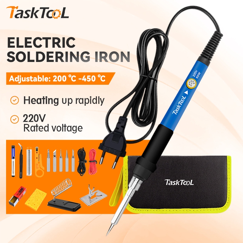 TASKTOOL 15 In 1 220V Digital Display Electric Soldering Iron Set (80W ...
