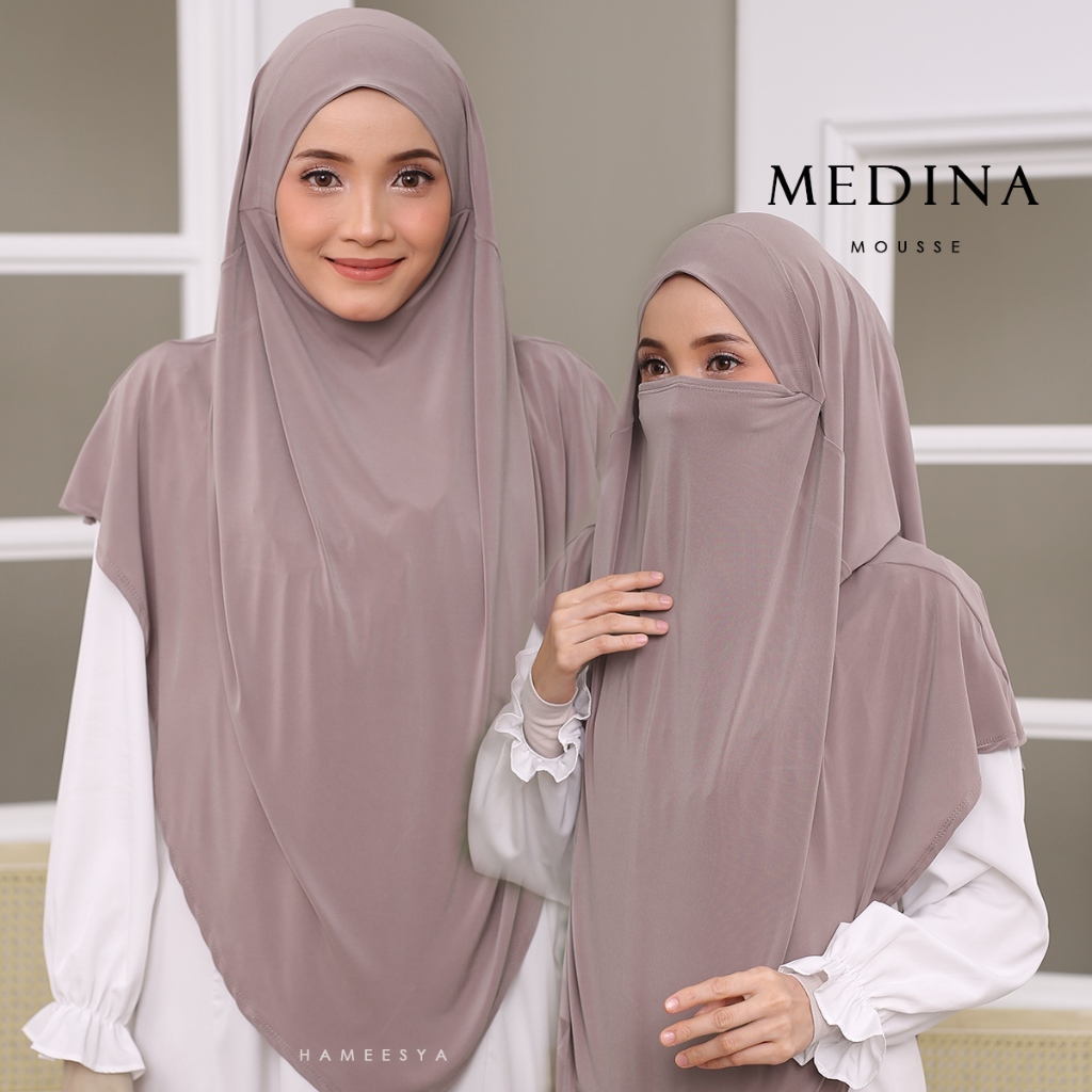 Tudung Sarung Labuh Berdagu Tudung Purdah Khimar Medina Tudung Instant ...