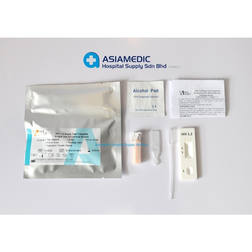 Syphilis - HIV/AIDS Rapid Home Test Kit aid rtk self blood tests kits ...
