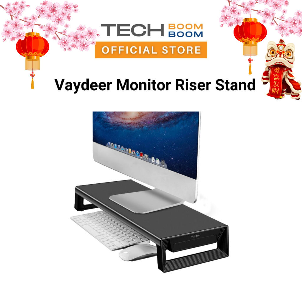 VAYDEER Monitor Stand USB Fast Charging or Wireless Charging Computer ...