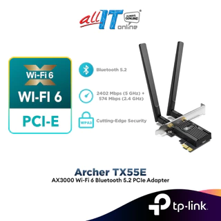 TP-Link AX3000 WIFI 6 BT 5.2 PCI-E Adapter Archer TX55E