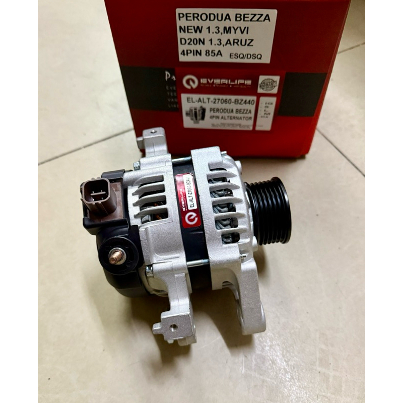 PERODUA BEZZA 1.3 MYVI D20N 1.3 ARUZ 4IN 85A ALTERNATOR 27060-BZ440 ...