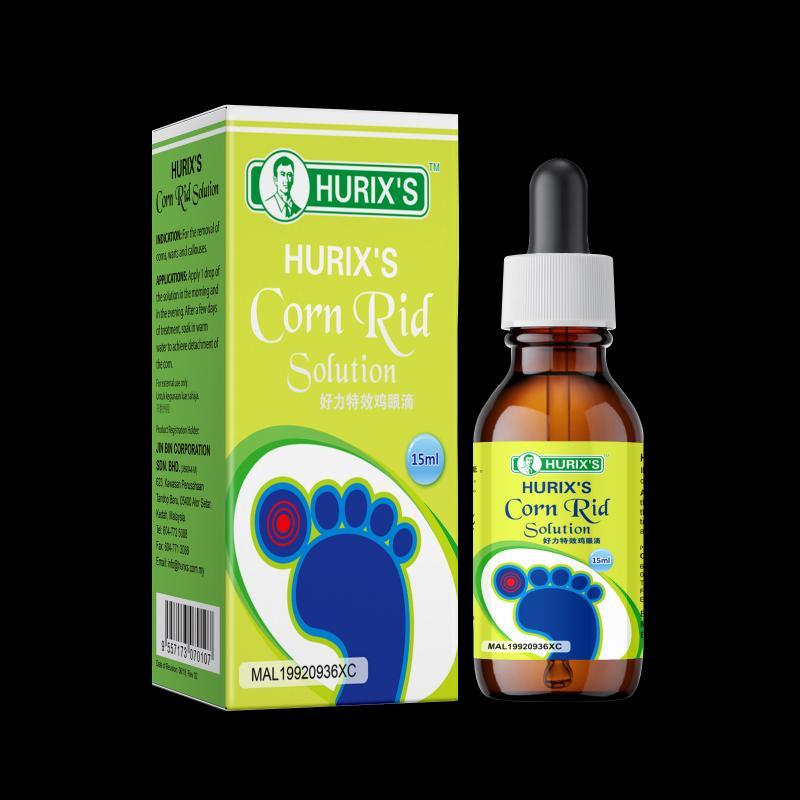 HURIX'S CORN RID SOLUTION 15ML | Shopee Malaysia