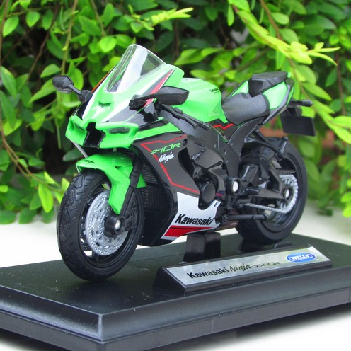 Welly 1/18 Diecast Motorcycle 2017 Kawasaki Ninja ZX 10R Ninja ZX