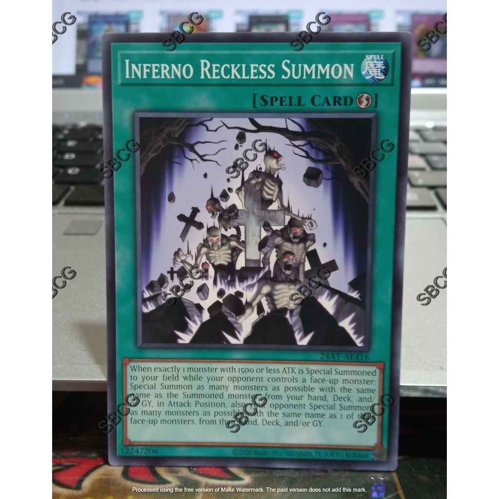 Tournament Pack 2024 Vol.4 '' Inferno Reckless Summon '' ( 24AT - AE416 ...