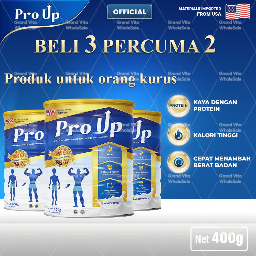 [CLEARANCE STOCK] Combo 3 Get 2 Pro Up Weight Gain Milk - Fast & Safe ...
