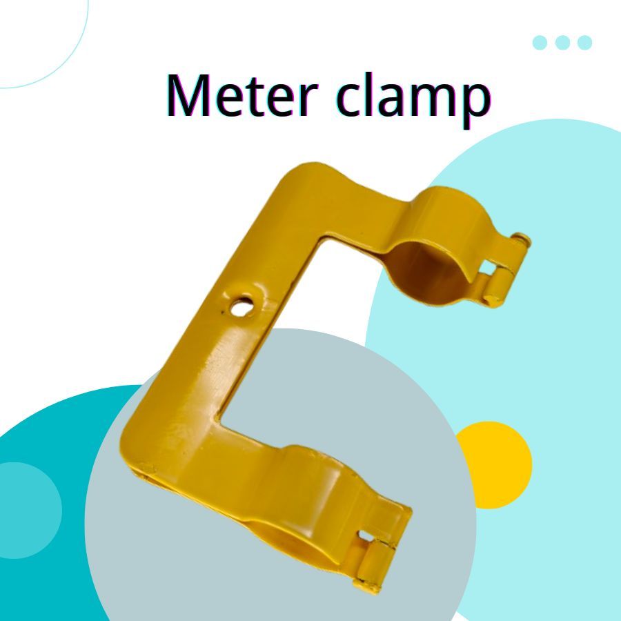 Water Meter Lock With Padlock 水表锁带挂锁 / water meter clamp /Yellow color ...