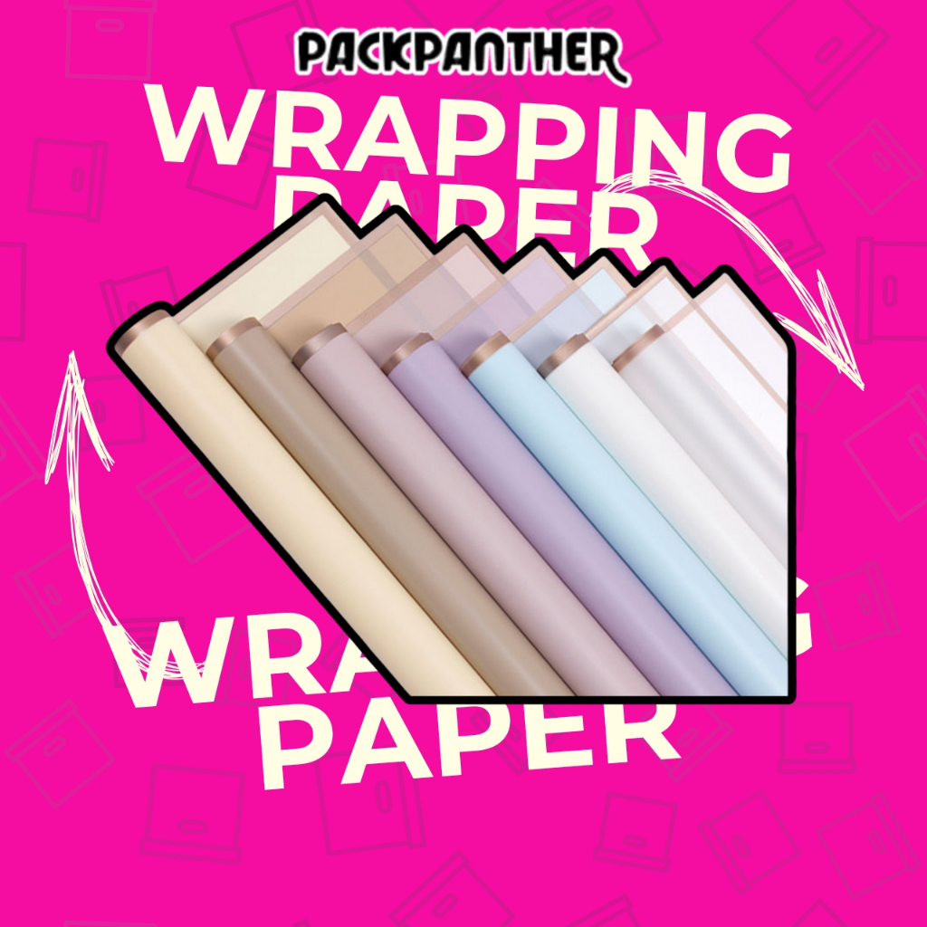PACKPANTHER Wrapping Paper Bouquet Kertas Bouquet Wrapping Paper Gift ...