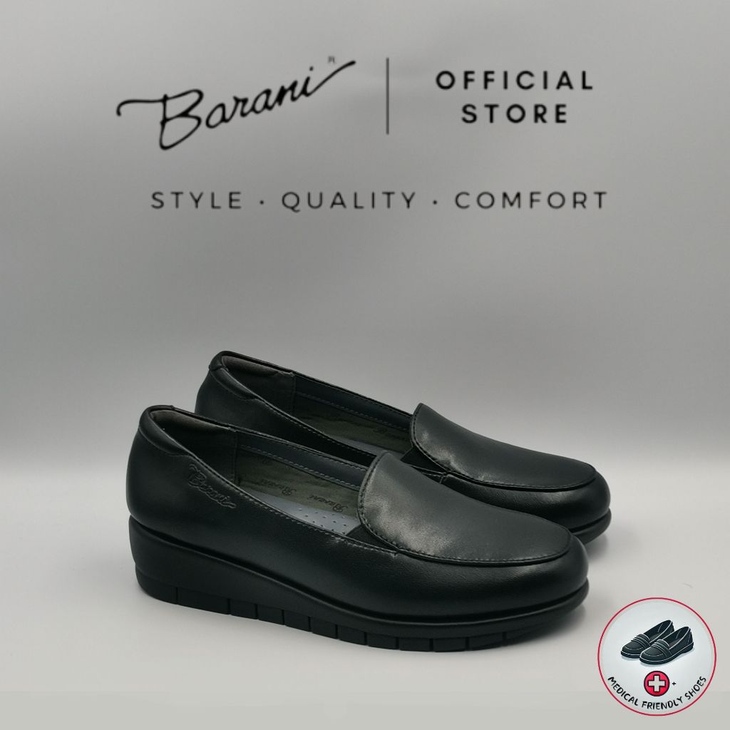 Barani Comfort Loafer Wedge 8959-9 | Shopee Malaysia