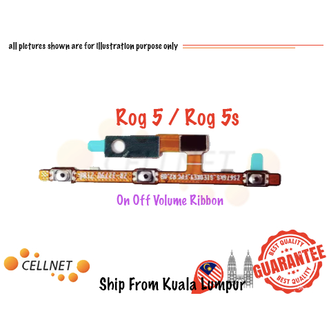 [Cellnet] Asus Rog 5 / 5s On Off Volume Ribbon Flex New Senang Pasang ...