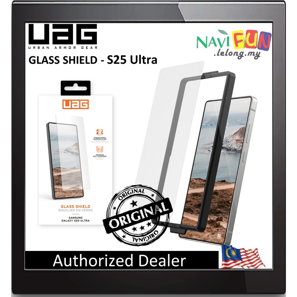 UAG Tempered Glass Screen Protector Shield with Installation Kit for ...