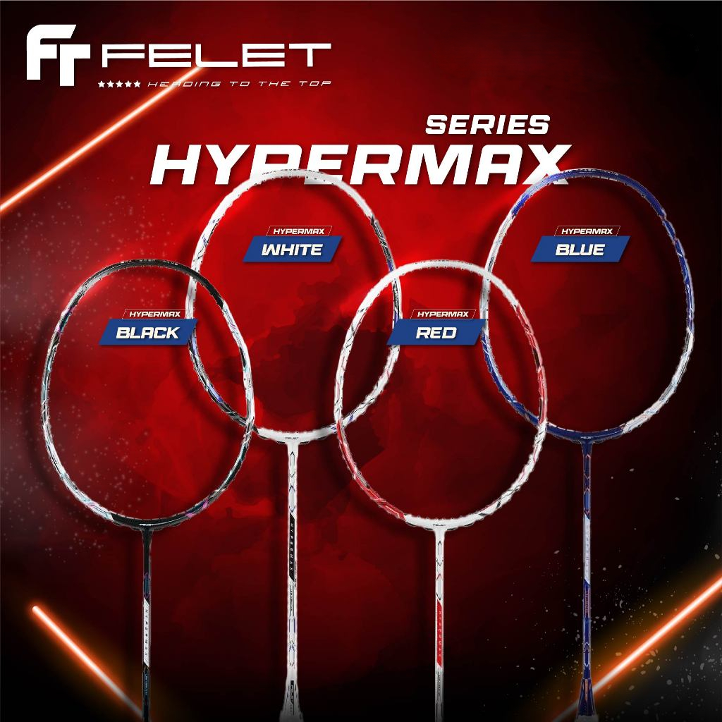 Raket Badminton FELET HYPERMAX Advanced Series Badminton Racket 4U G1 ...
