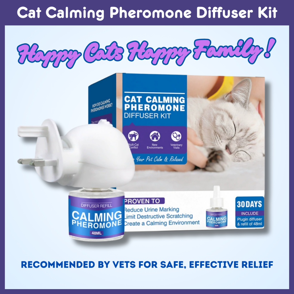 Image showcasing Cat Calming Diffuser | Calming Spray | Calming Collar | Cat Pheromone ...