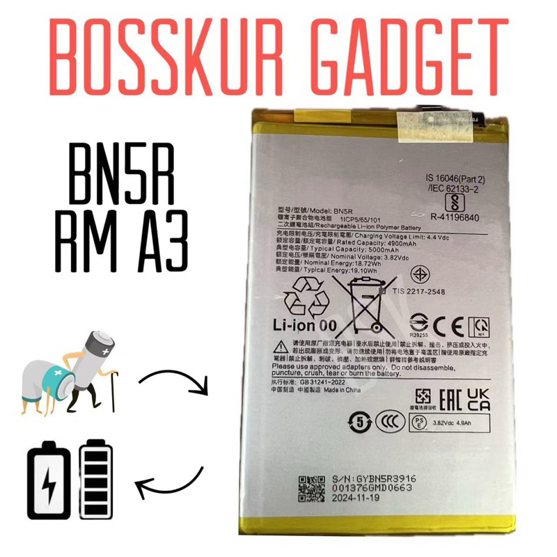 Original Batterie Battery AkkU BN5R pour Xiaomi Redmi A3
