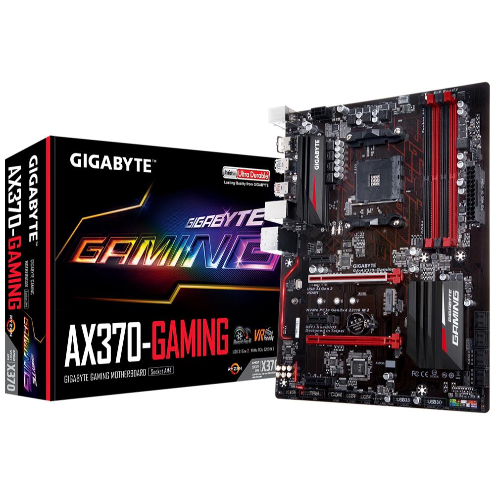 [USED] GIGABYTE GA-AX370-GAMING K3 AM4 ATX - (NO I/O SHIELD/SATA CABLE ...