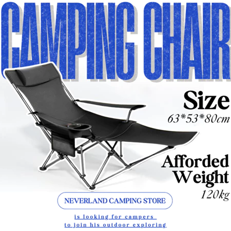 Foldable Kerusi Healing Camping Murah