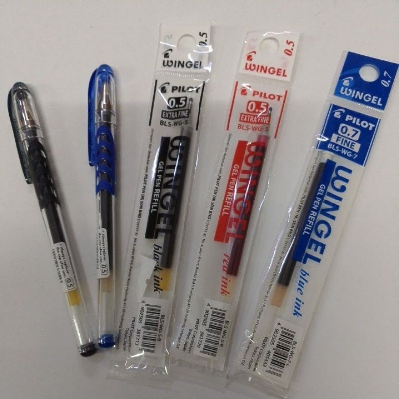 Pilot Wingel Pen Refill 0.5mm 0.7mm Gel Pen Pen bagus Pen murah ...