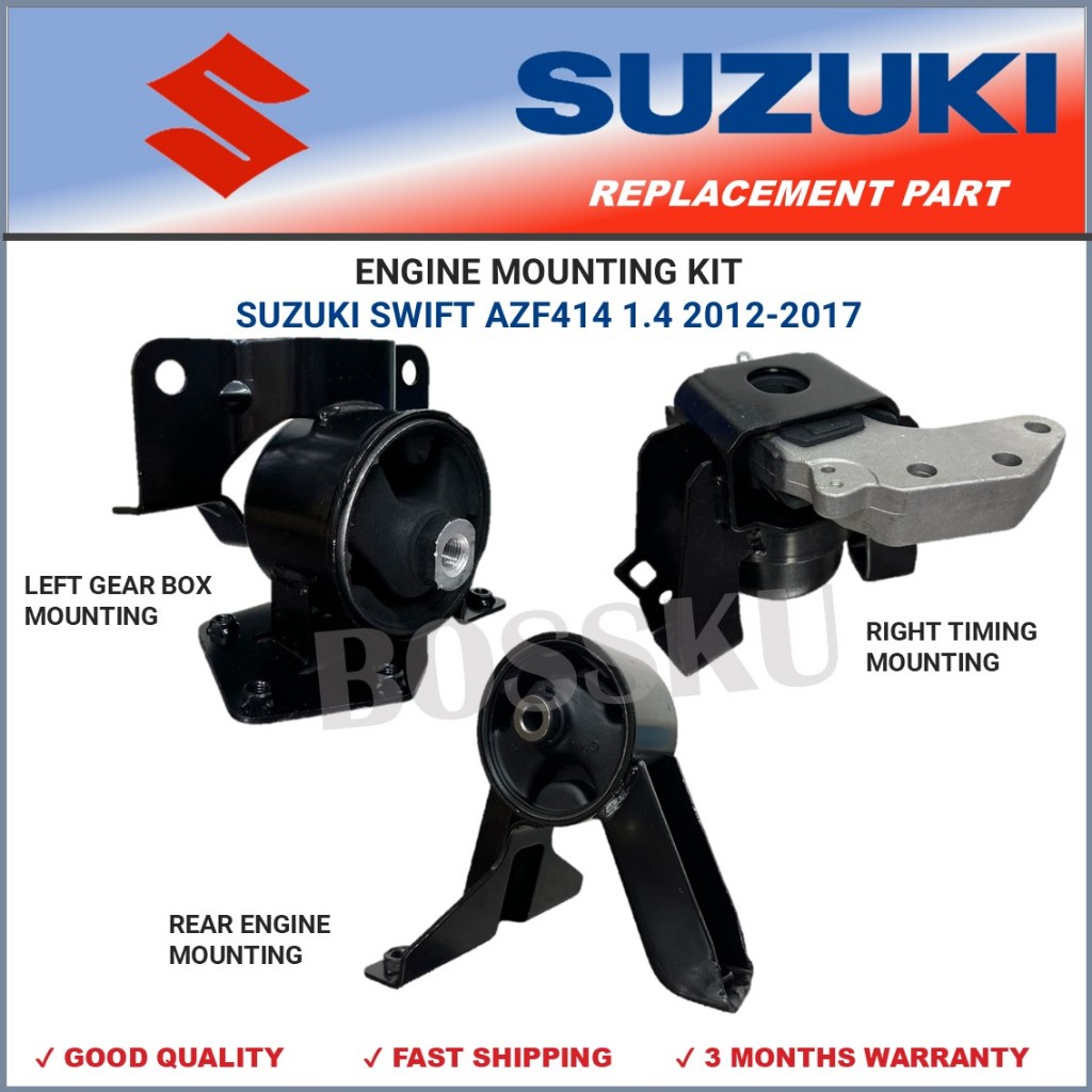ENGINE MOUNTING KIT - SUZUKI SWIFT 2012 1.4 AZF414/1.4CC 2012-2017 ...