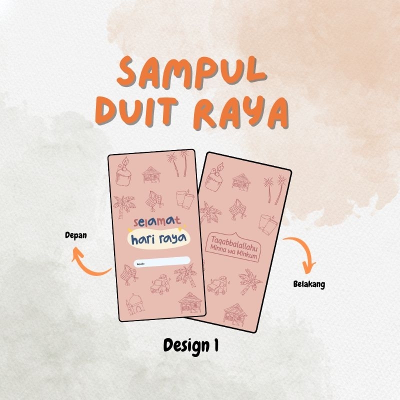 Sampul Duit Raya D1 8pcs | Shopee Malaysia
