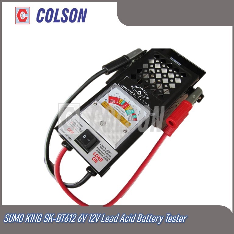 COLSON SUMO KING SK-BT612 6V 12V Lead Acid Battery Tester | Shopee Malaysia