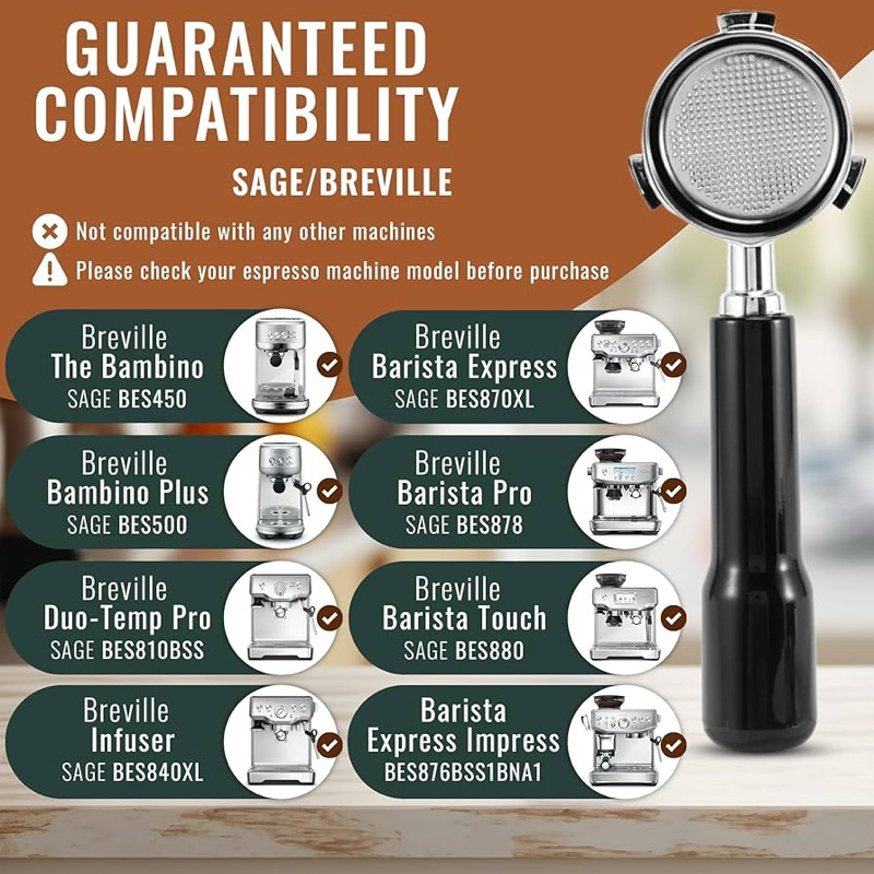 Motta Tamping Kit RVS Portafilter houder dubbel - www