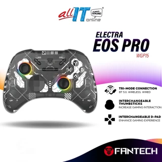 Fantech Gamepad Wireless Controller Electra EOS Pro WGP15 | 3 Modes Connection | Trigger Lock - Epsilon