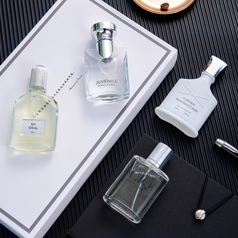 Men Perfume Gift Box 100ml Four Piece Set Lasting Fragrance Body Spray ...