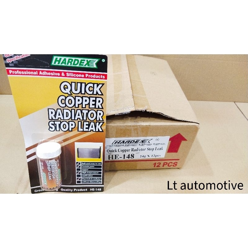 HE-148 Hardex quick copper radiator stop leak 24g | Shopee Malaysia