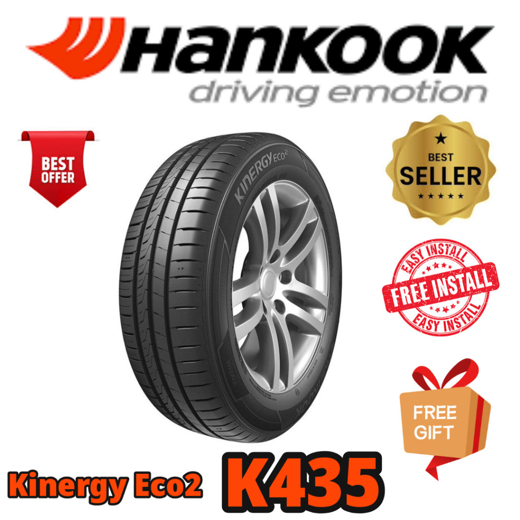 165/60/14 185/60/14 HANKOOK Kinergy Eco2 K435 PTSTYRE SETAPAK TIRES ...
