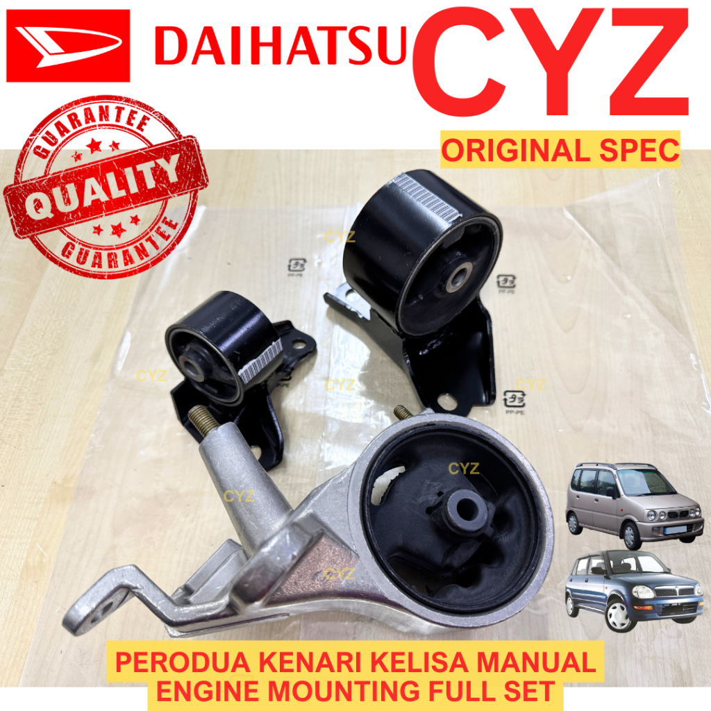 Engine Mounting Set Perodua KENARI, KELISA 660, 850,1000CC MT (Manual ...