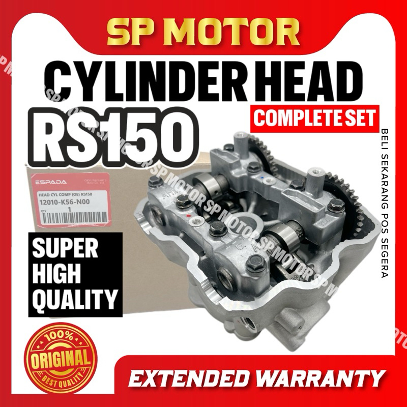 OFFER -FULL SET RS150 RSX150 Cylinder Head standard RS150 (OE PRODUCT)4 ...
