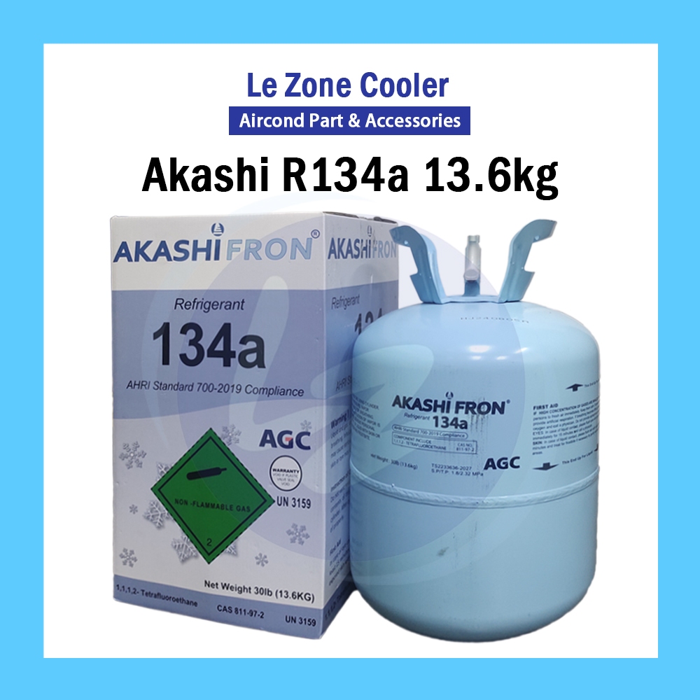 Akashi R134a Gas R134 Gas Car Gas Kereta Gas Aircond Gas 13.6kg ...