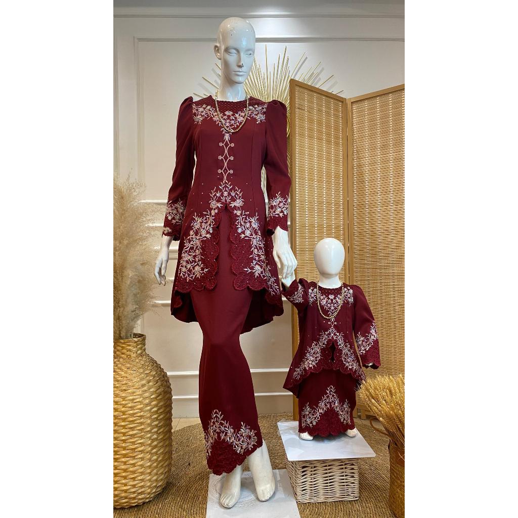 (KIDS ONLY) MADEHA EMBROIDERY KEBARUNG - DINNER - KENDURI - NIKAH ...