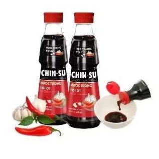 Chin su chili garlic soy sauce 1 bottle 250 gr/Nuoc tuong toi ot Chili ...