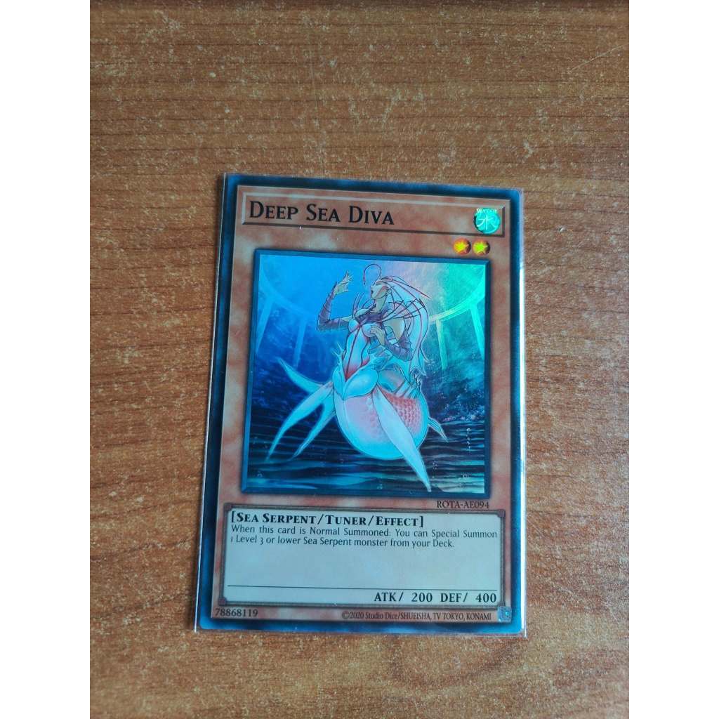 Yugioh: ROTA-AE094 Deep Sea Diva (SR/SCR/QSCR) | Shopee Malaysia