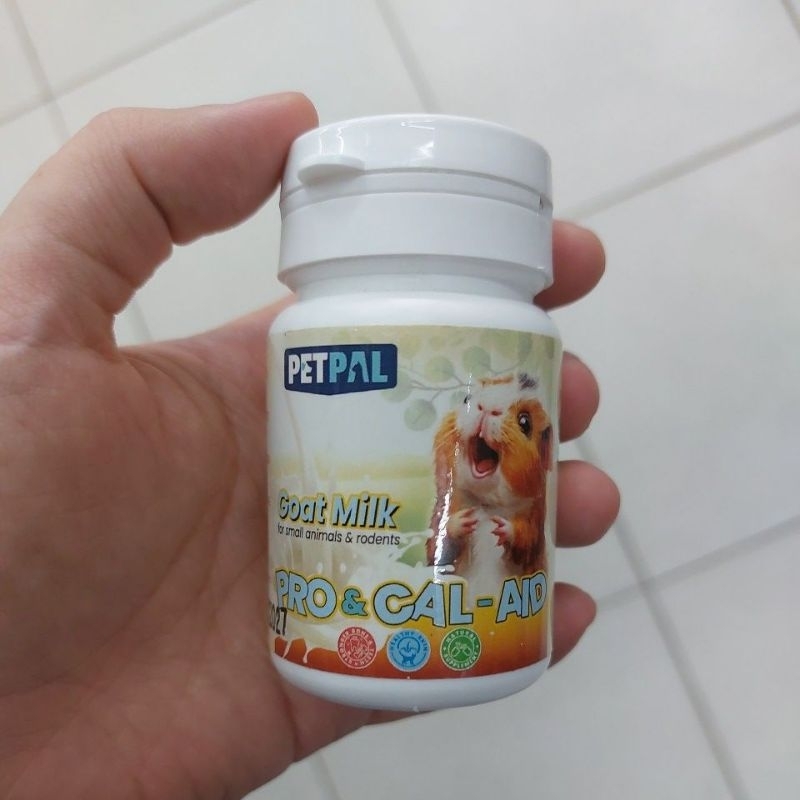 Petpal Goat Milk Pro and Cal Aid 80 tablets Hamster Rabbit Rodent ...