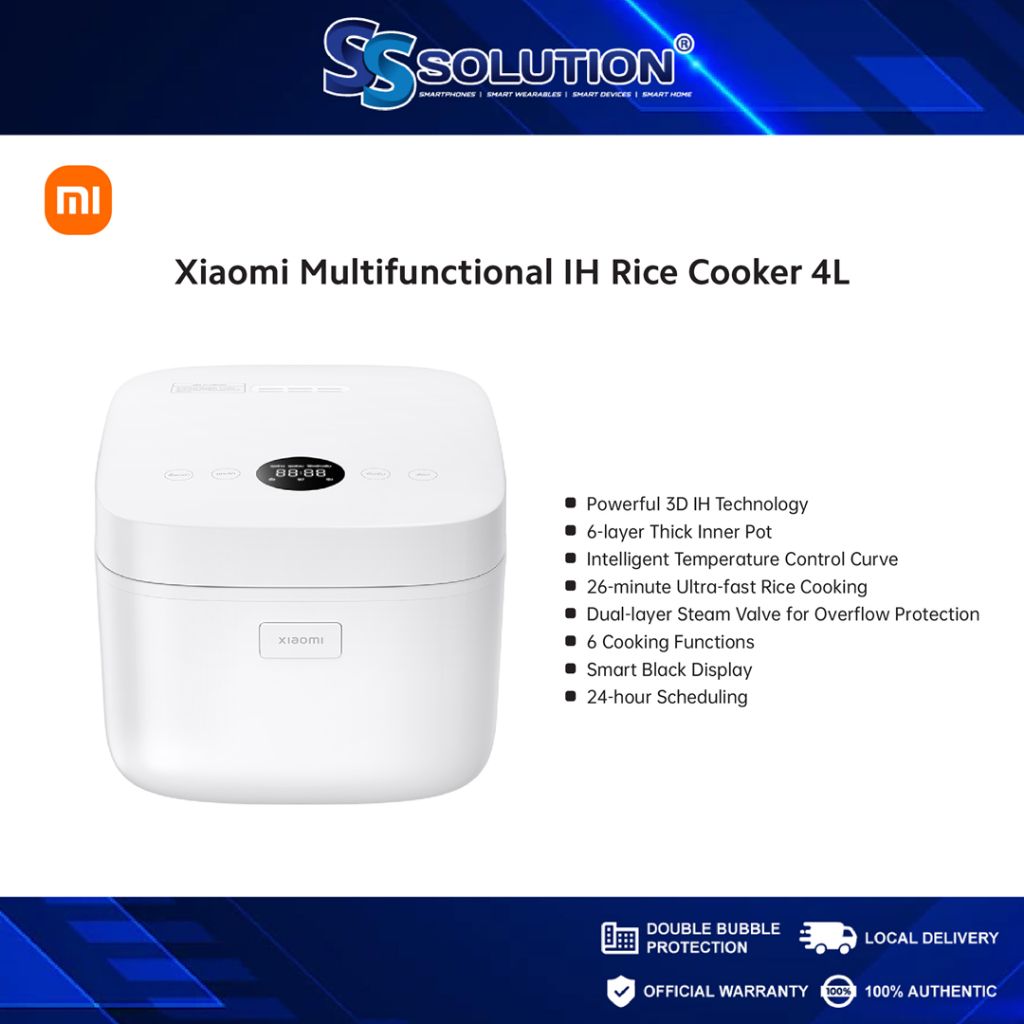 Xiaomi Multifunctional IH Rice Cooker 4L I Powerful 3D IH technology I ...