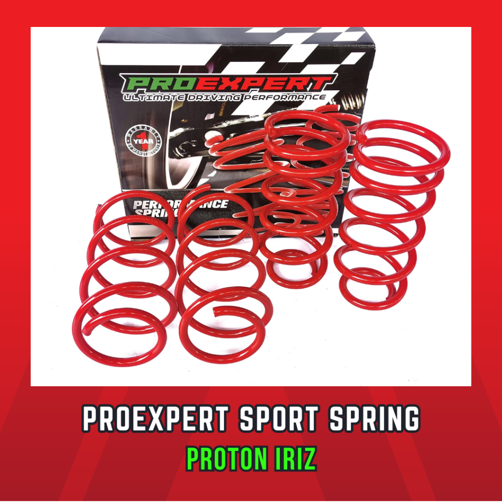 PROTON IRIZ LOWERED SPORT SPRING PROEXPERT | Shopee Malaysia
