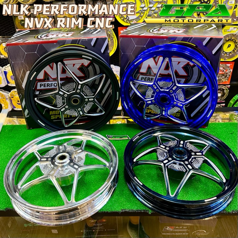 NLK PERFORMANCE SPORT RIM BINTANG 1.85x2.15-14INCH NVX155 AEROX155 ...